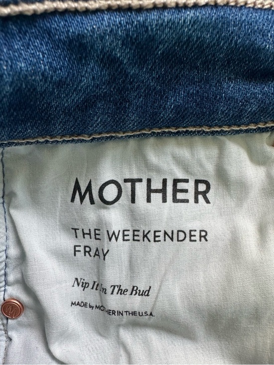 MOTHER The Weekender Fray in “Nip it in the Bud,” size 27 - Picture 5 of 6